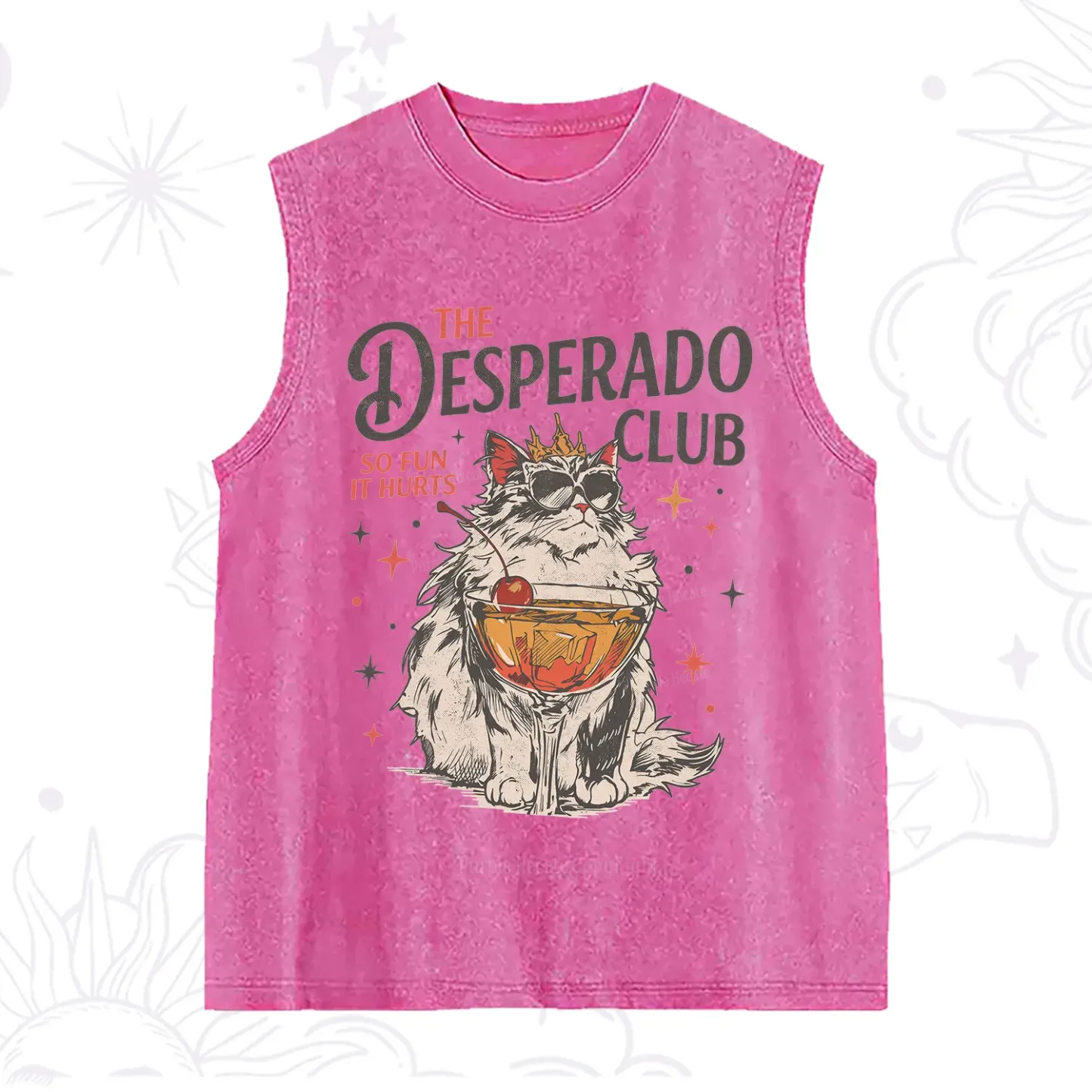 Purplehecate The Desperado Club Vintage Gang Washed Tank