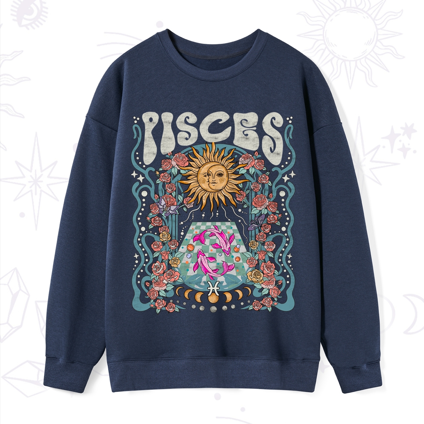 Purplehecate Pisces Spirit Zodiac Sweatshirt