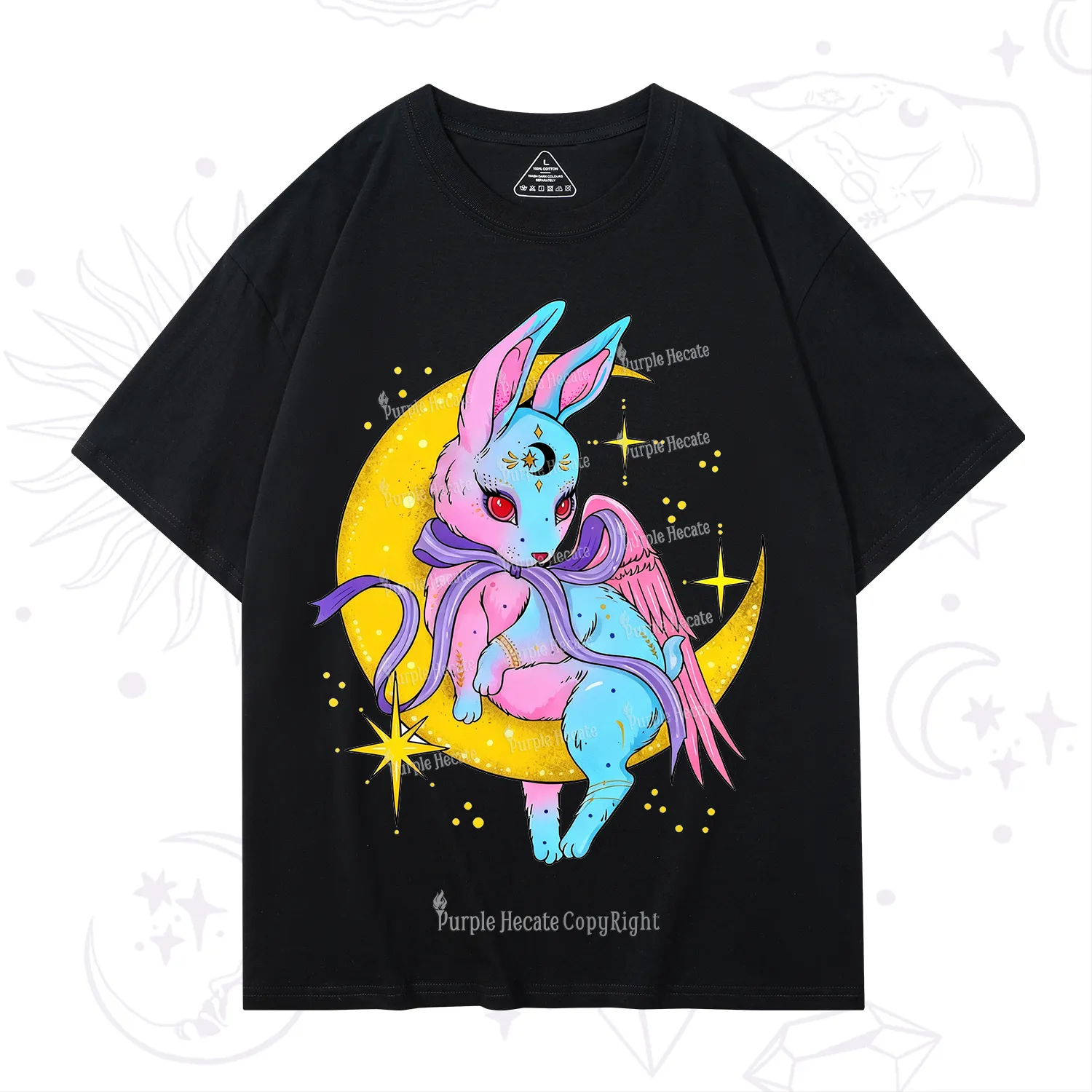 Purplehecate Moonlit Dream Bunny T-Shirt