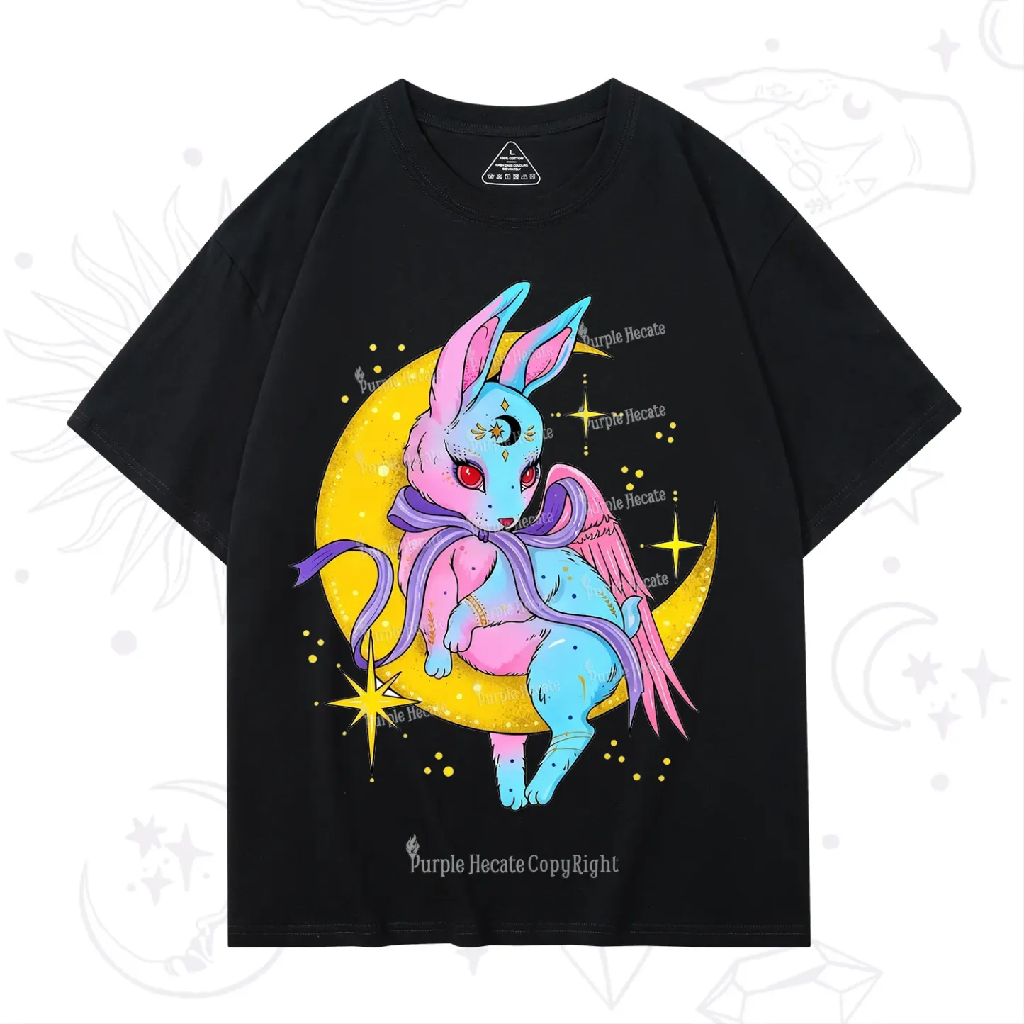 Purplehecate Moonlit Dream Bunny T-Shirt
