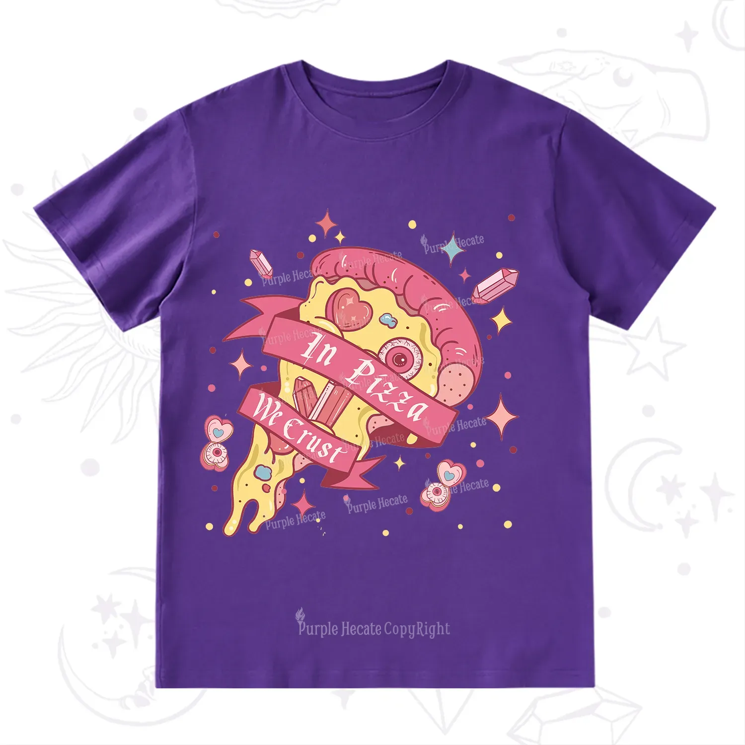 Purplehecate In Pizza We Crust Valentine T-Shirt