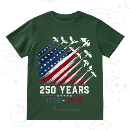 Purplehecate Red White Blue 250 Years T-Shirt