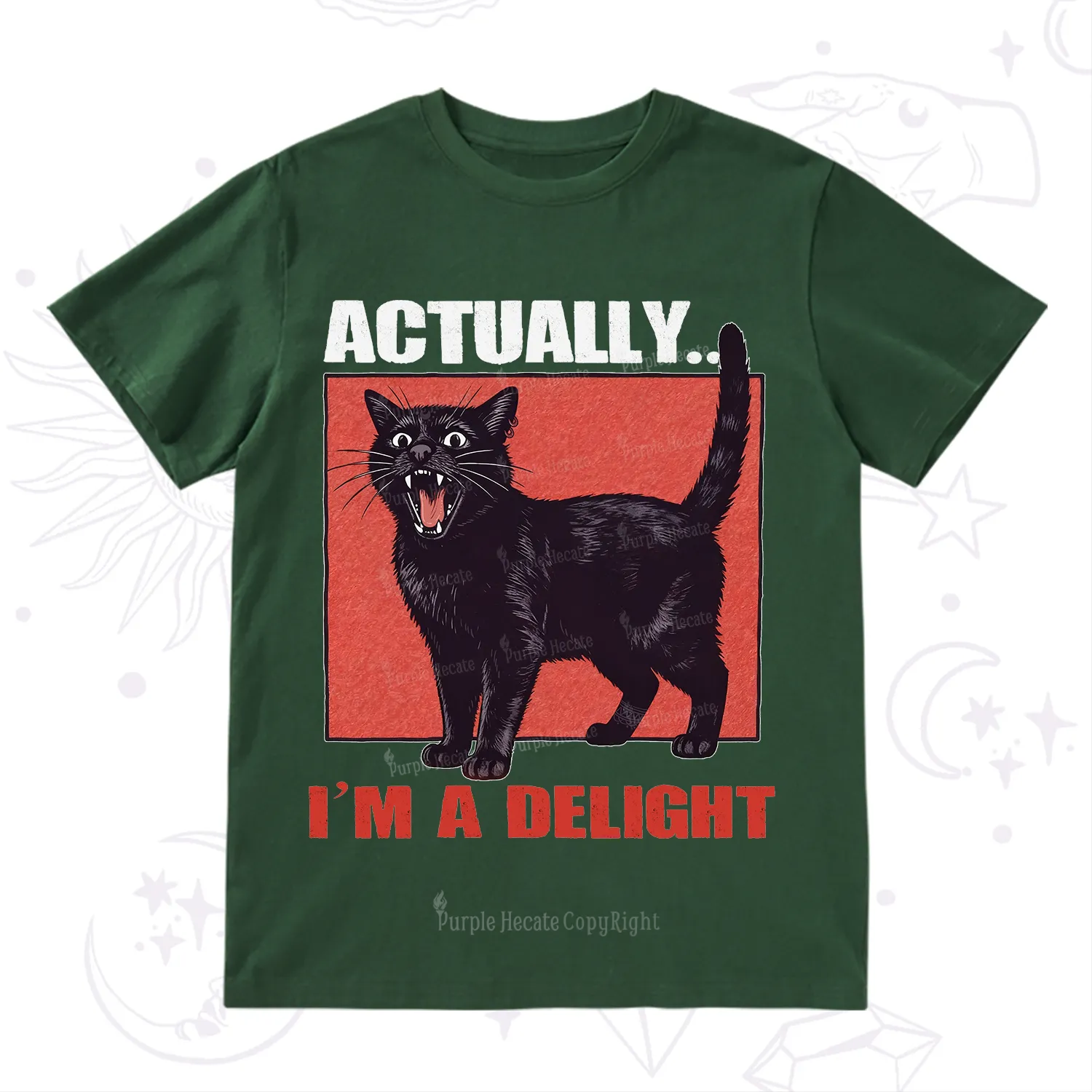 Purplehecate Actually Im a Delight T-Shirt