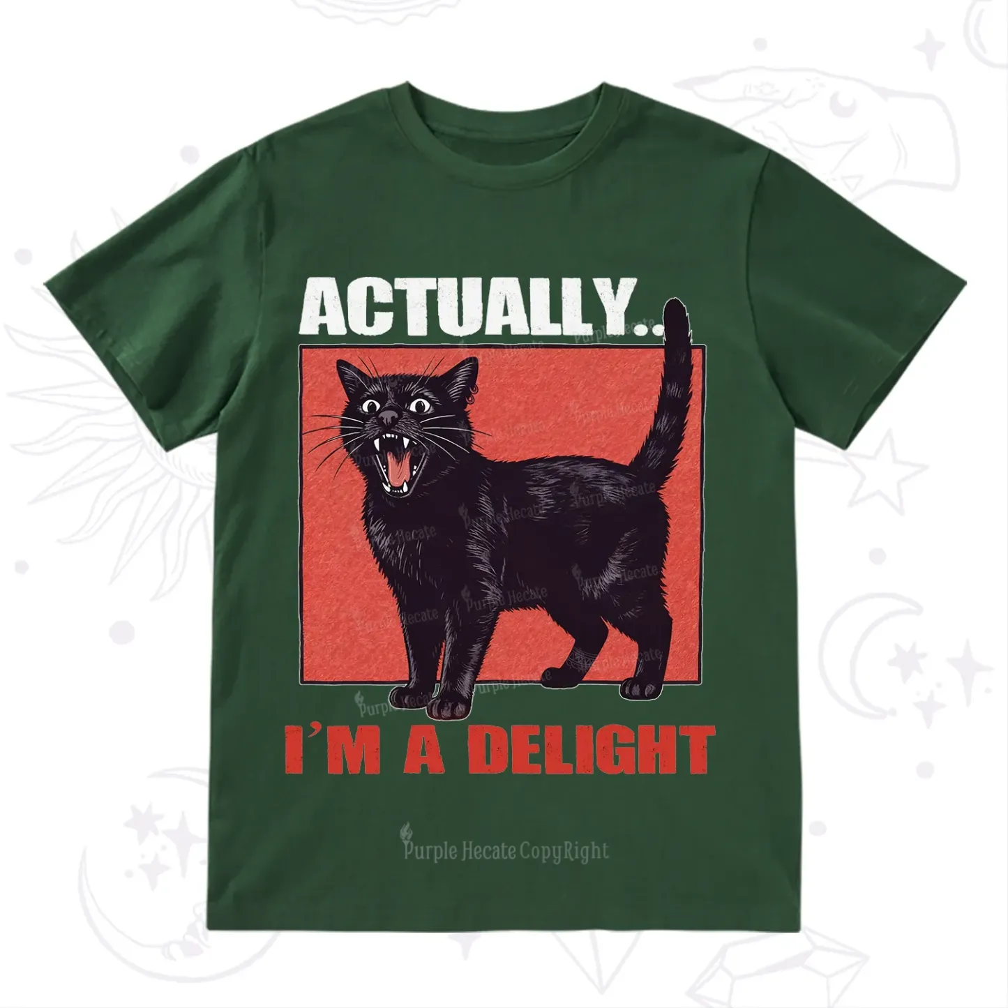 Purplehecate Actually Im a Delight T-Shirt