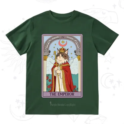Purplehecate The Emperor Cat Tarot T-Shirt