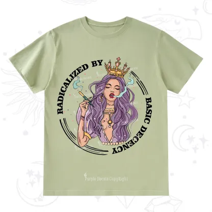 Purplehecate Radicalized By Basic Decency T-Shirt