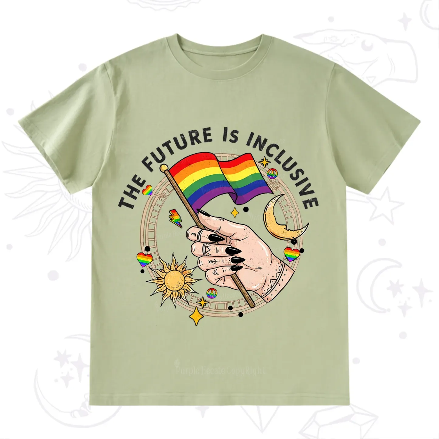 Purplehecate The Future Is Inclusive T-Shirt