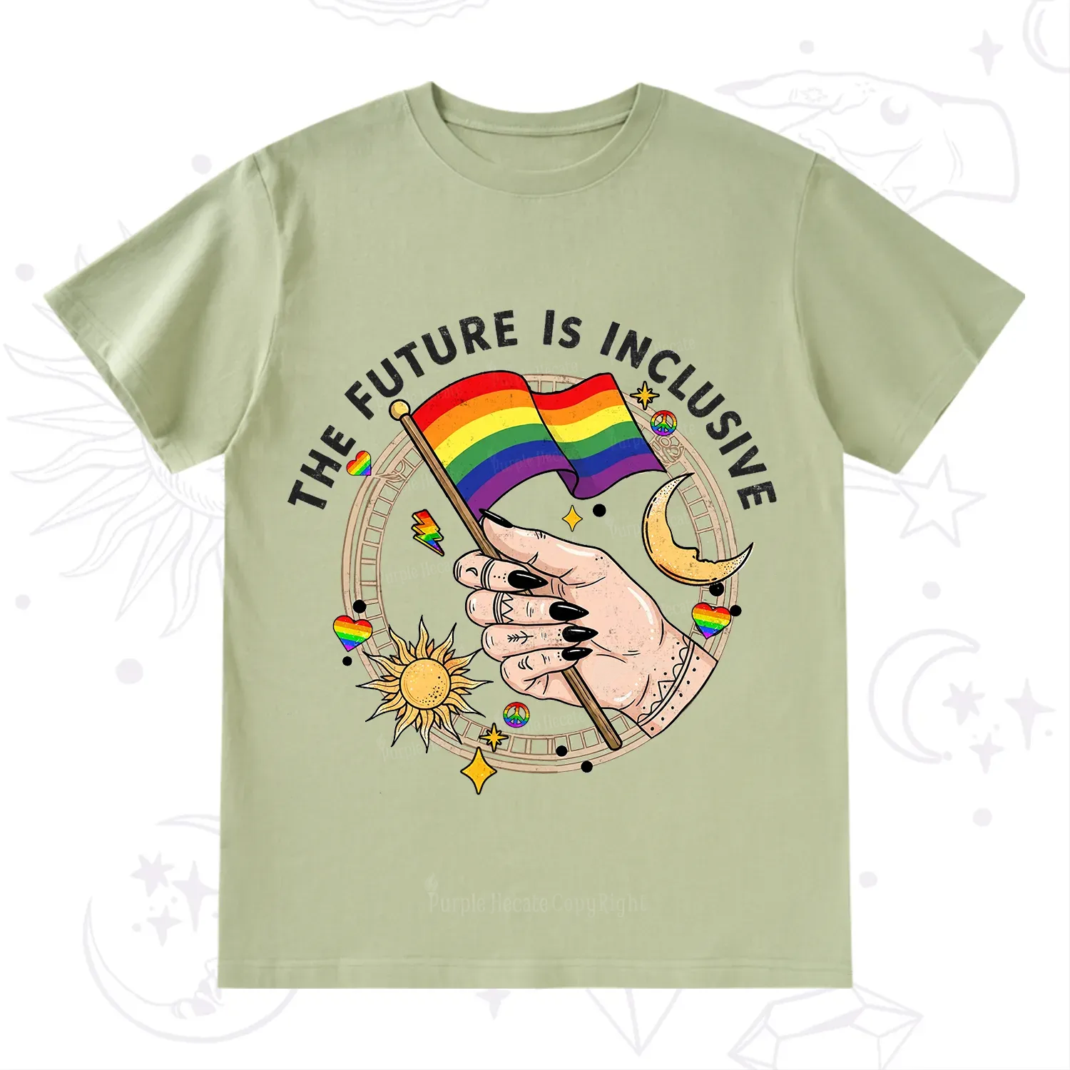 Purplehecate The Future Is Inclusive T-Shirt