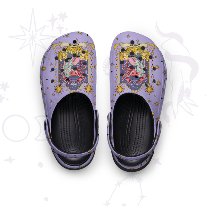 Purplehecate Cancer Zodiac Rubber Clogs