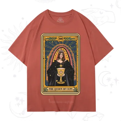 Purplehecate The Queen of Cups Tarot T-Shirt