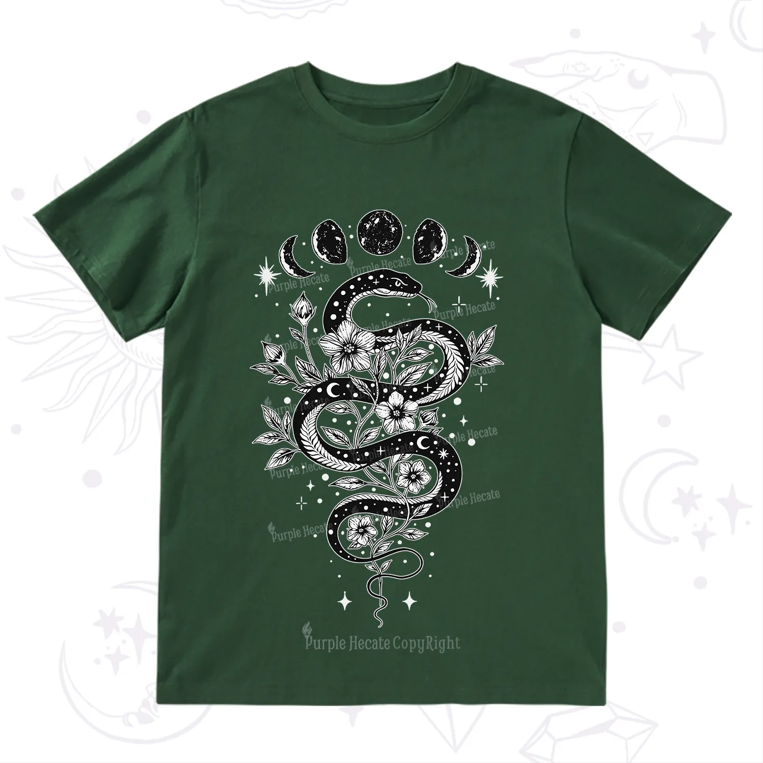 Purplehecate Serpent Spell T-Shirt