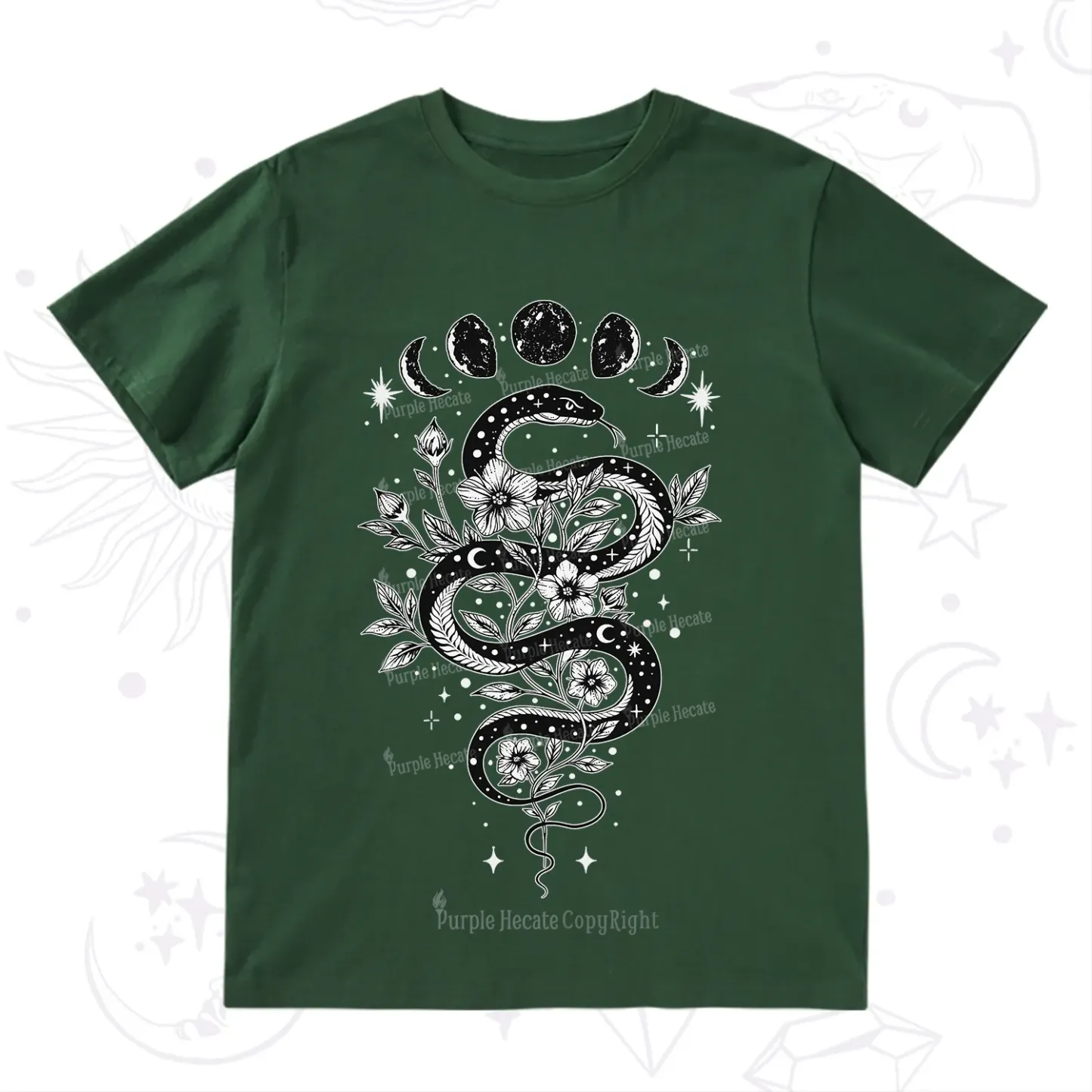 Purplehecate Serpent Spell T-Shirt