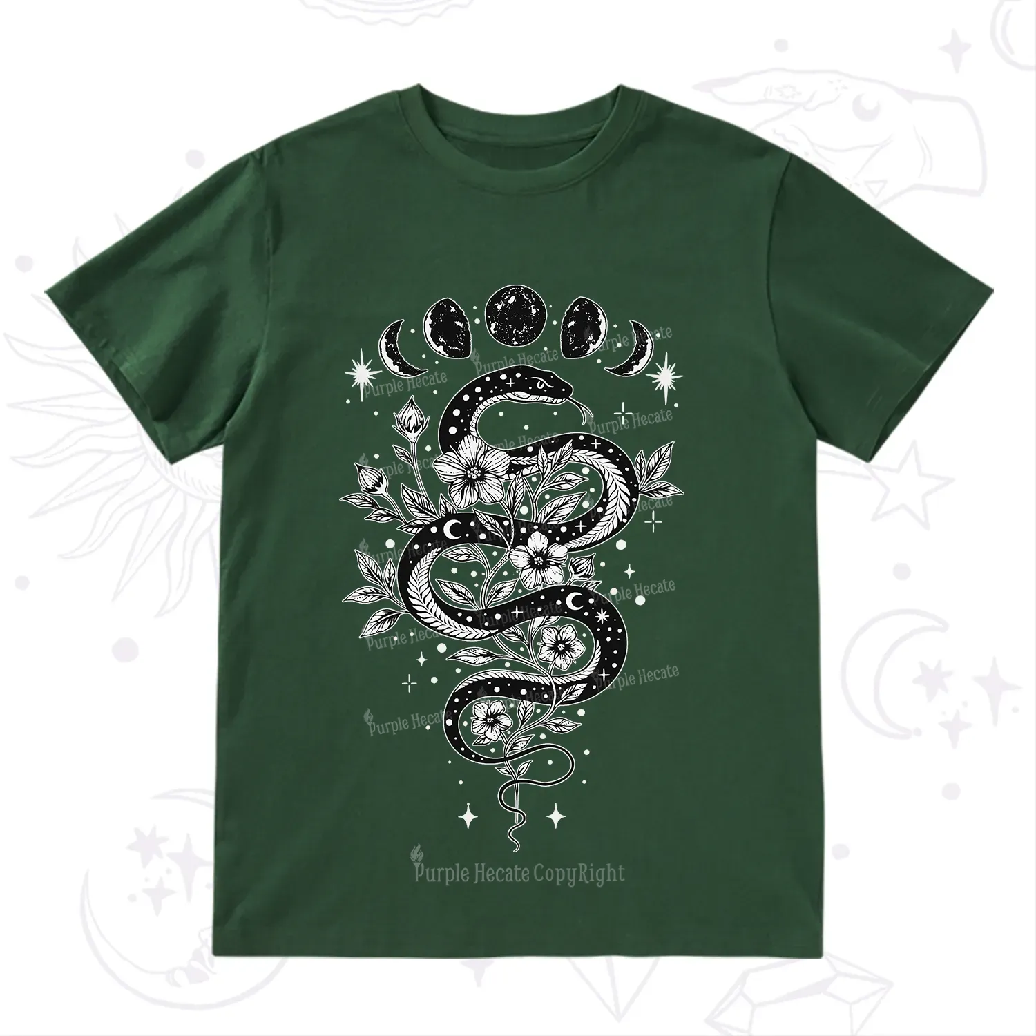 Purplehecate Serpent Spell T-Shirt