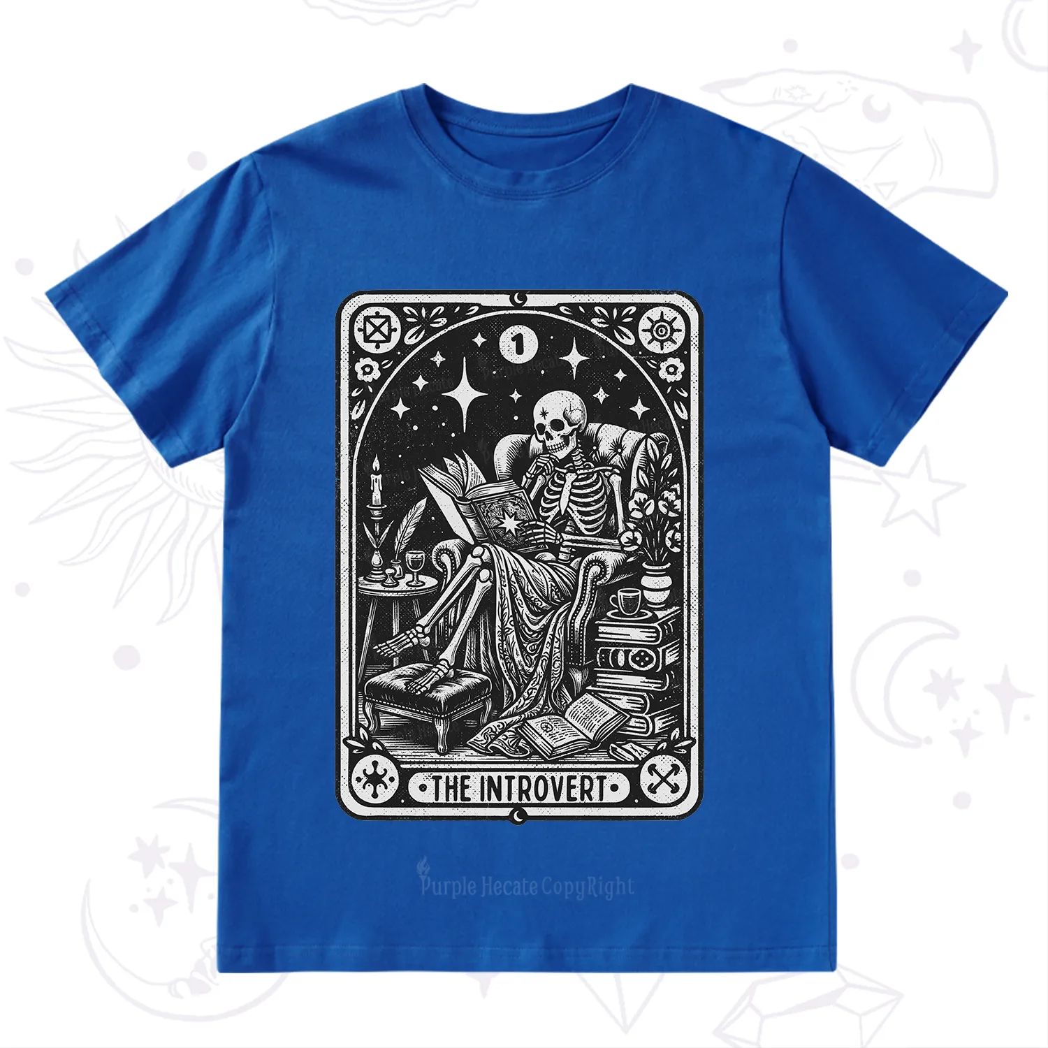 Purplehecate The Introvert Tarot Card T-Shirt