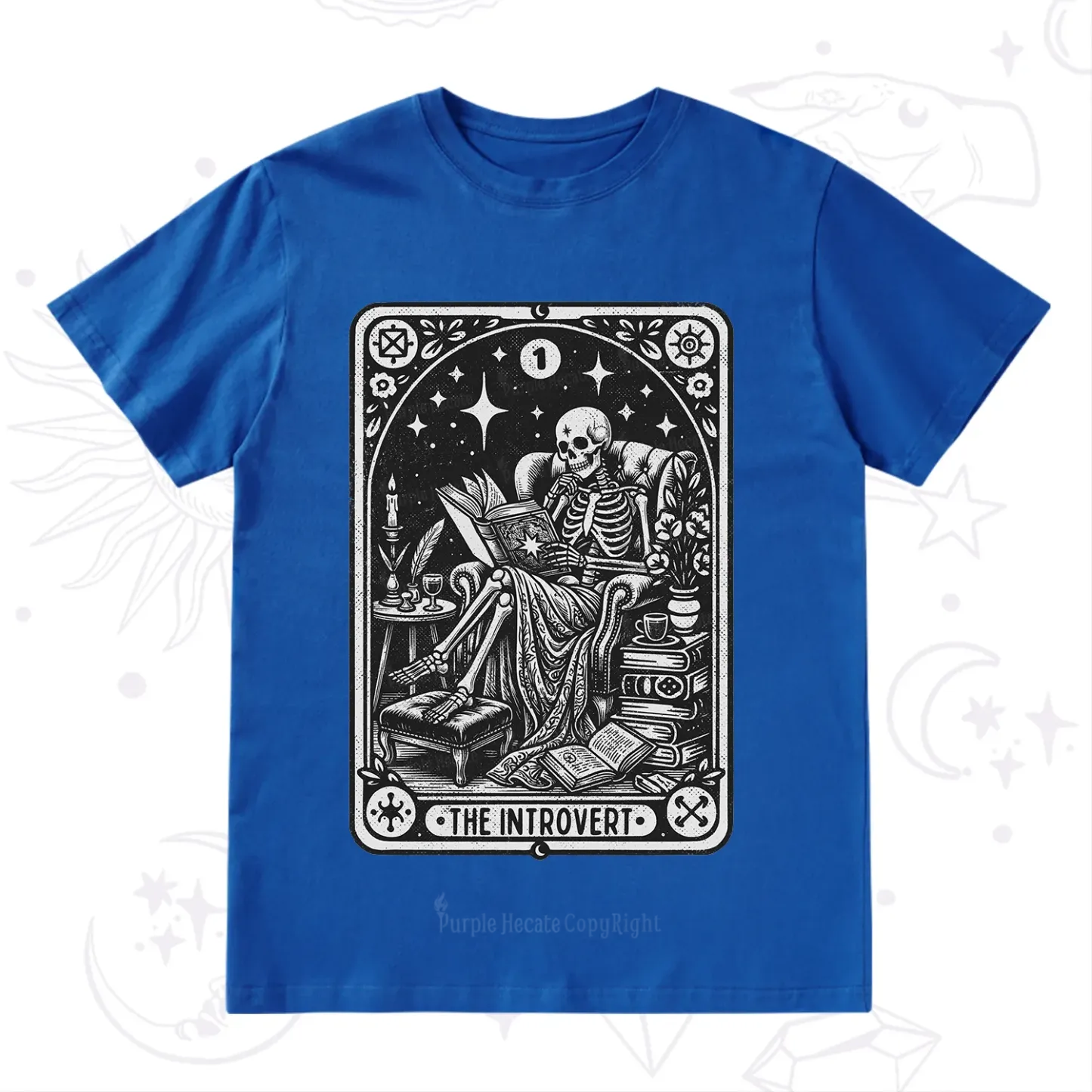 Purplehecate The Introvert Tarot Card T-Shirt