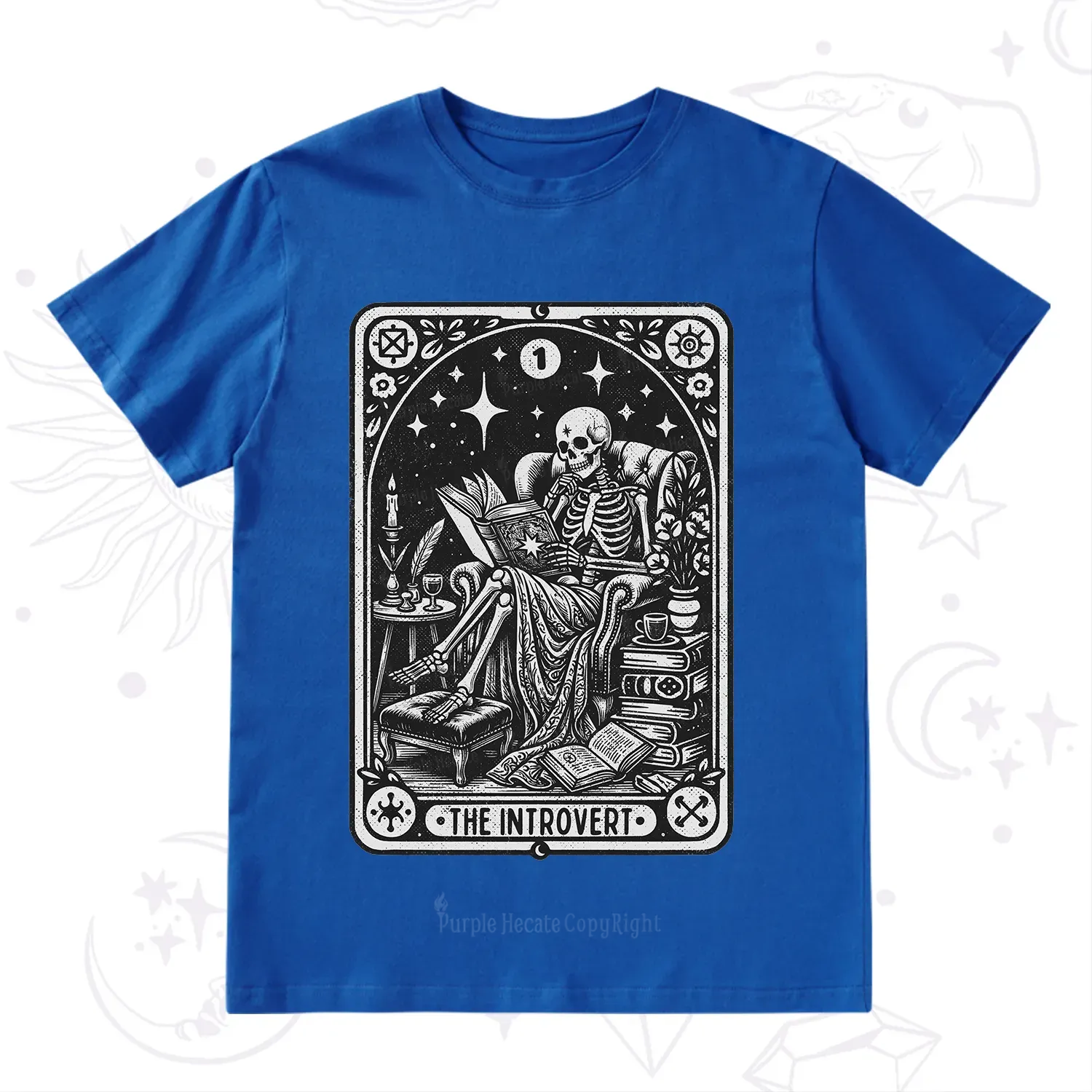 Purplehecate The Introvert Tarot Card T-Shirt