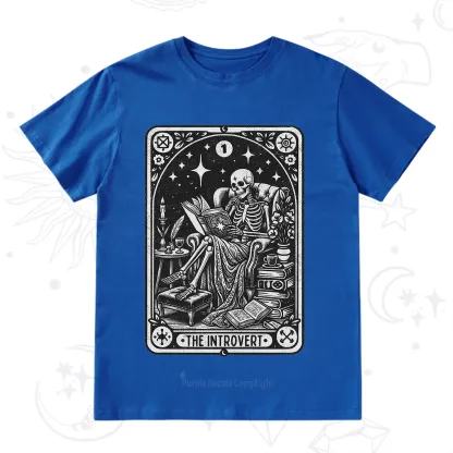 Purplehecate The Introvert Tarot Card T-Shirt