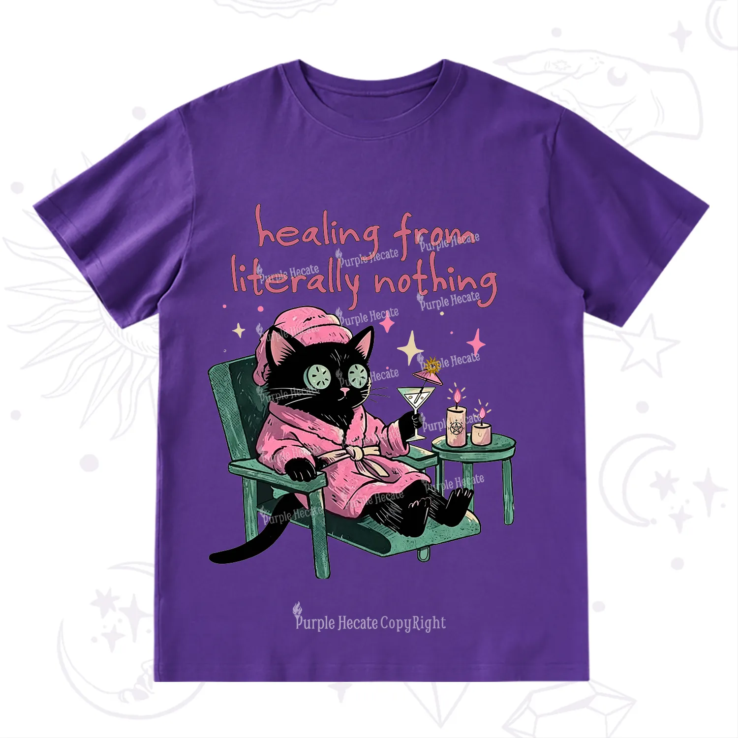 Purplehecate Healing From Literally Nothing T-Shirt