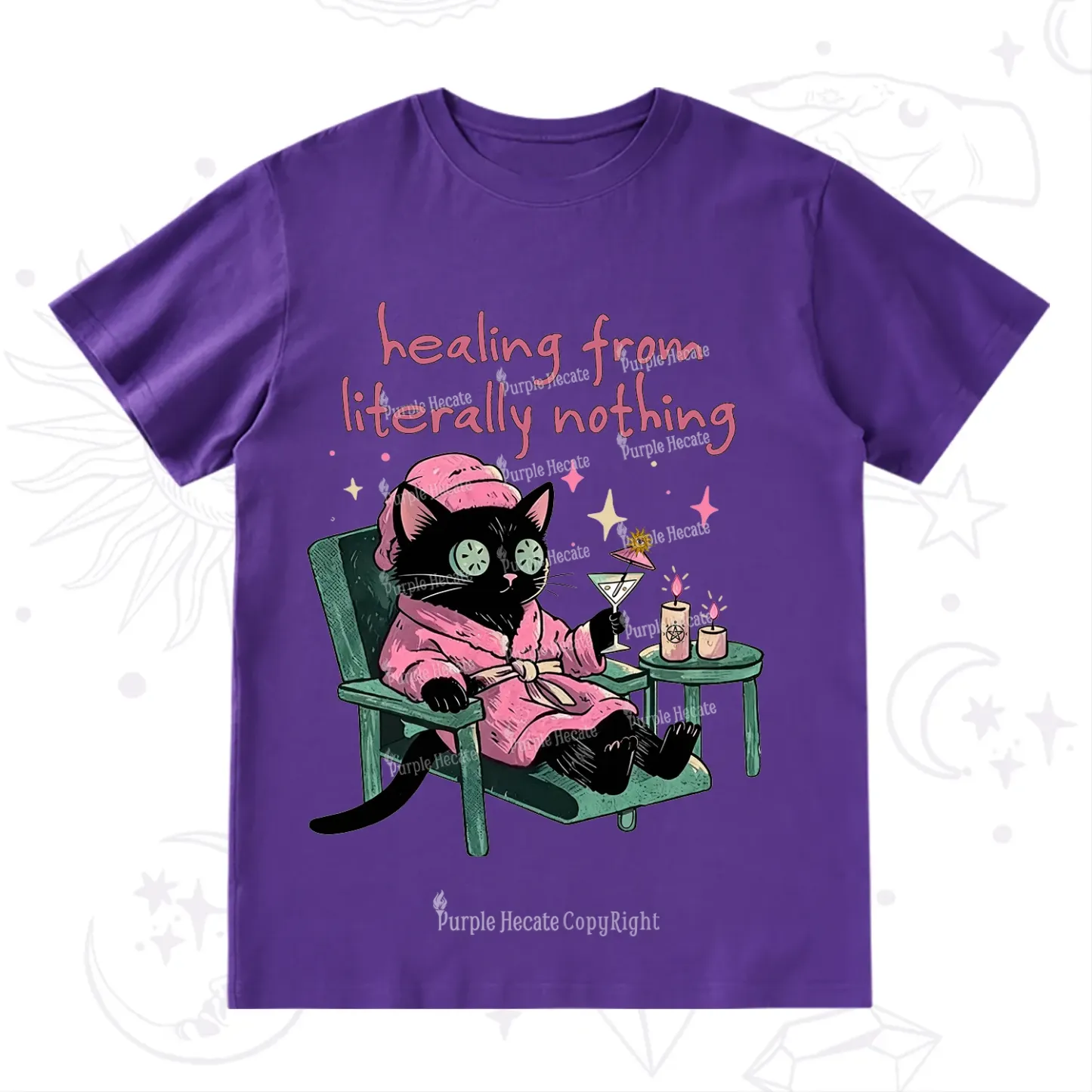 Purplehecate Healing From Literally Nothing T-Shirt