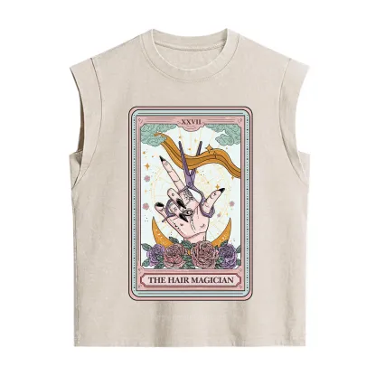 Purplehecate The Hair Magician Tarot Vintage Washed Tank