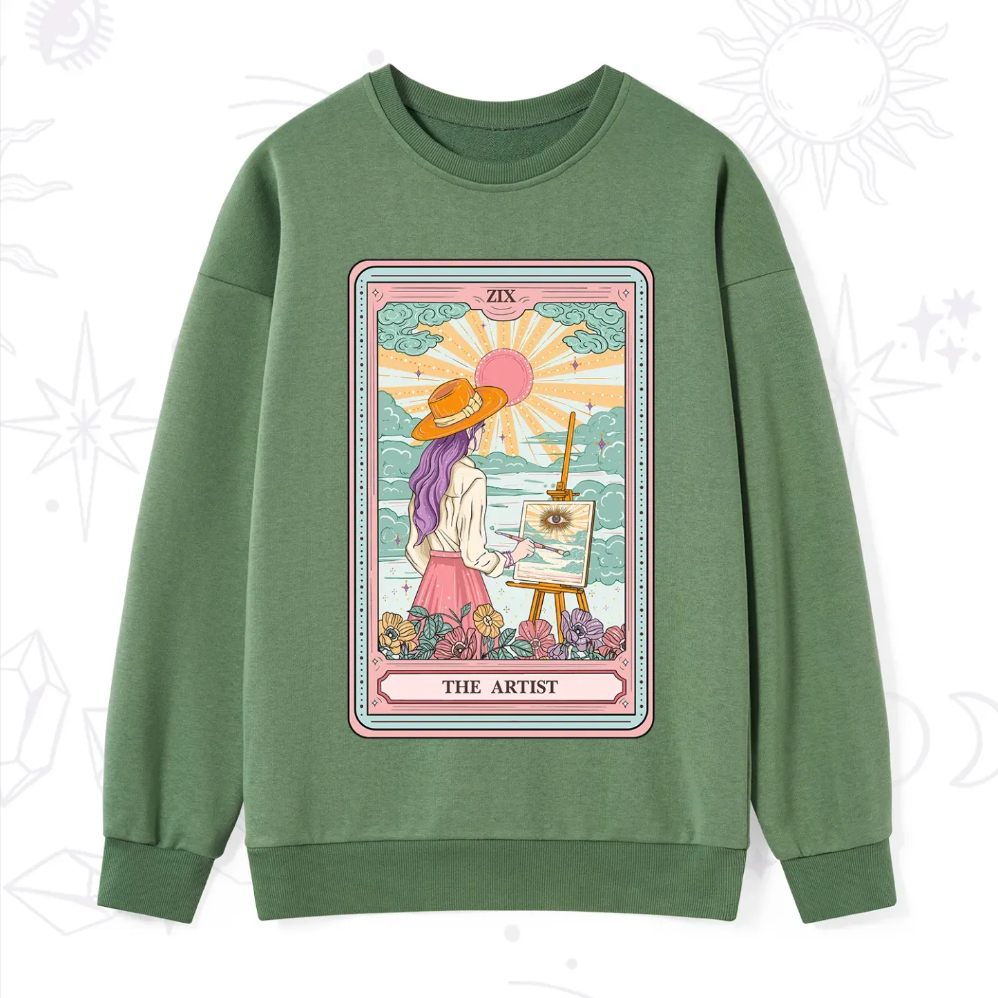 Purplehecate The Artist Tarot Sweatshirt