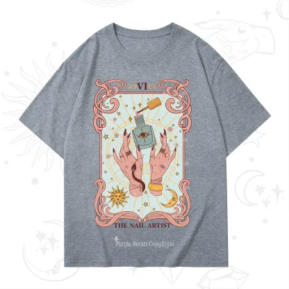 Purplehecate The Nail Artist Tarot T-Shirt