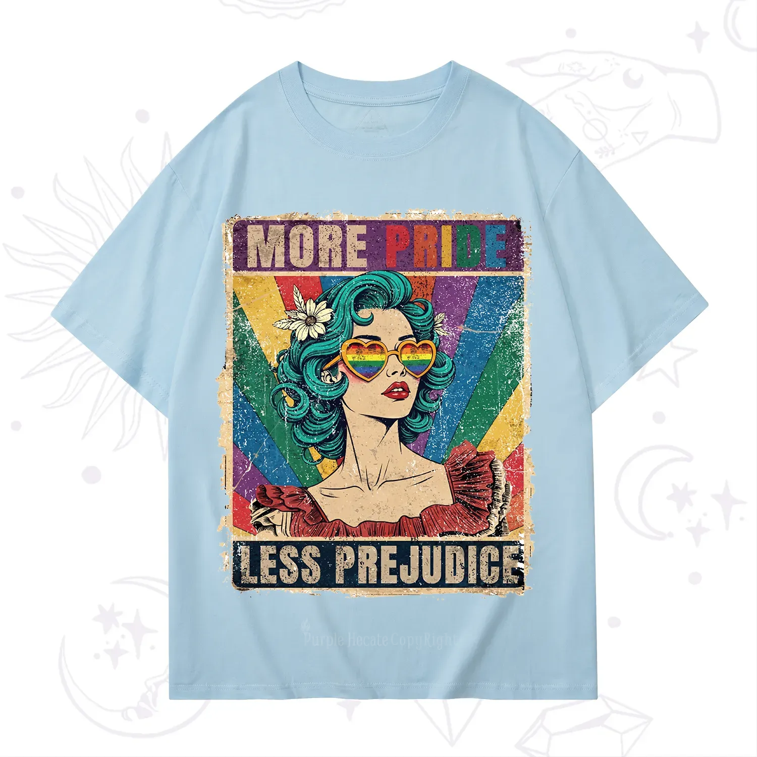 Purplehecate More Pride Less Prejudice T-Shirt