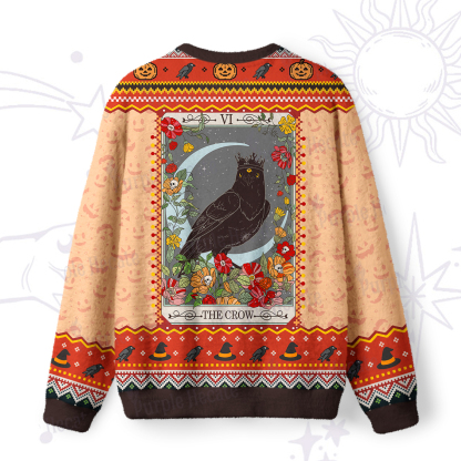 Purplehecate The Crow Tarot Ugly Halloween Sweatshirts