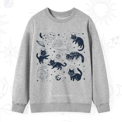 Purplehecate Cats in Space Sweatshirt