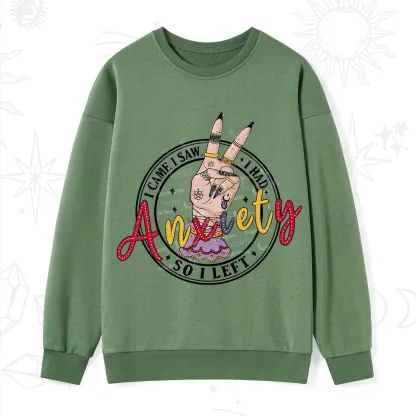 Purplehecate I Had Anxiety So I Left Sweatshirt