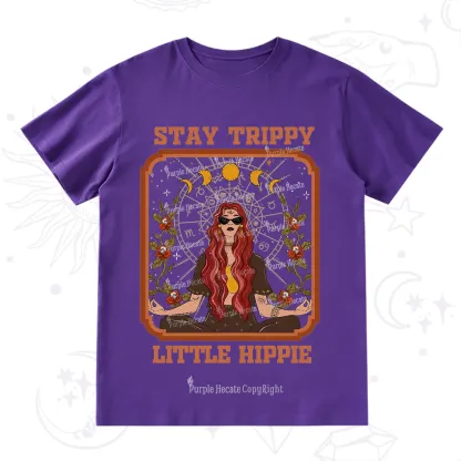 Purplehecate Stay Trippy Little Witchy Hippie T-Shirt