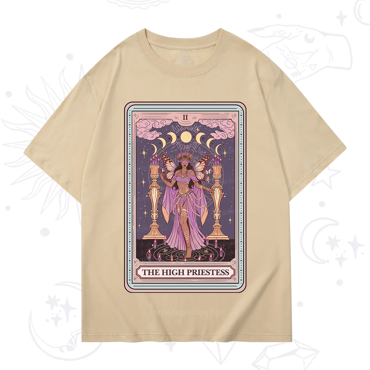 Purplehecate The Mystic High Priestess T-Shirt
