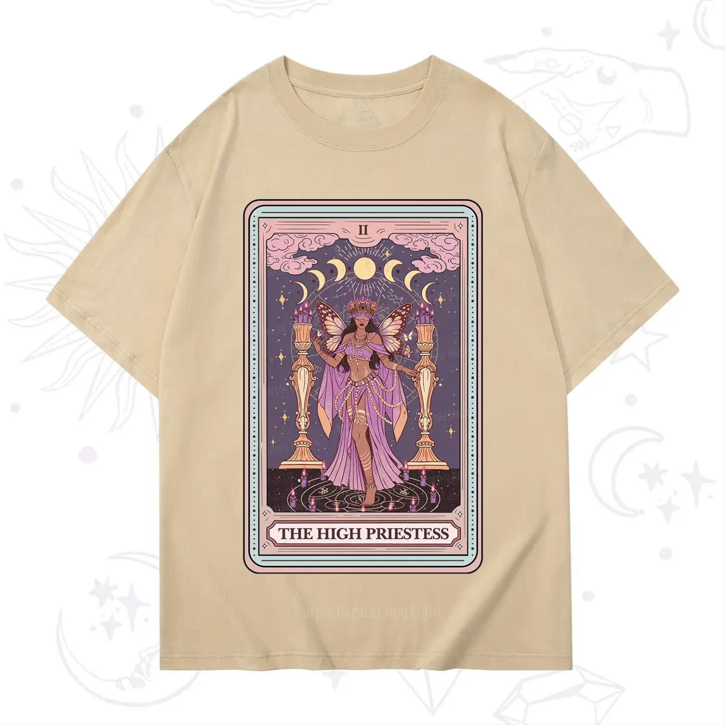 Purplehecate The Mystic High Priestess T-Shirt