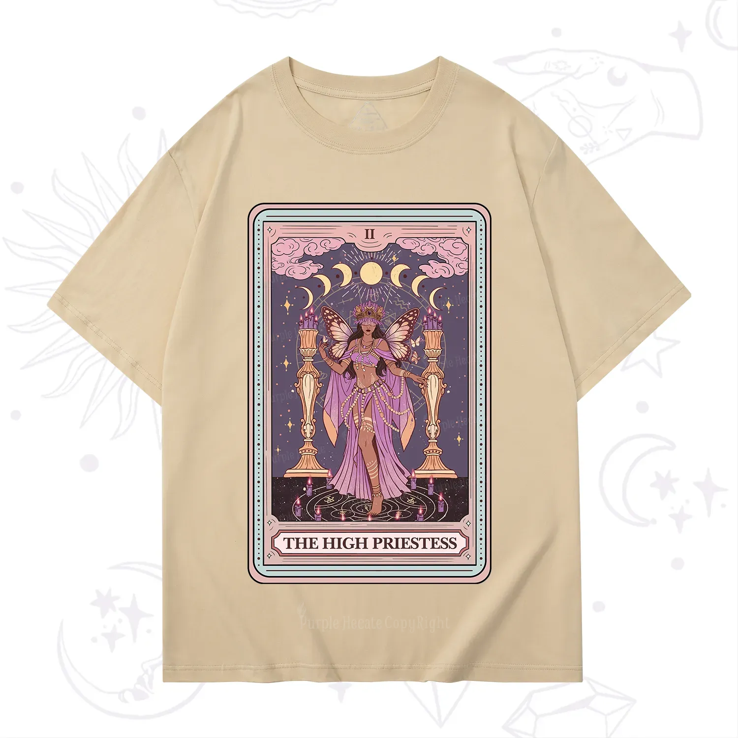 Purplehecate The Mystic High Priestess T-Shirt