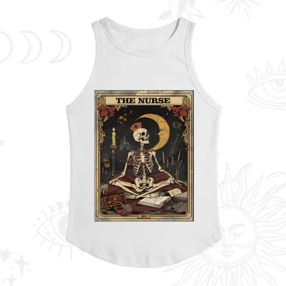 Purplehecate The Nurse Tarot Card Racerback Tank Top