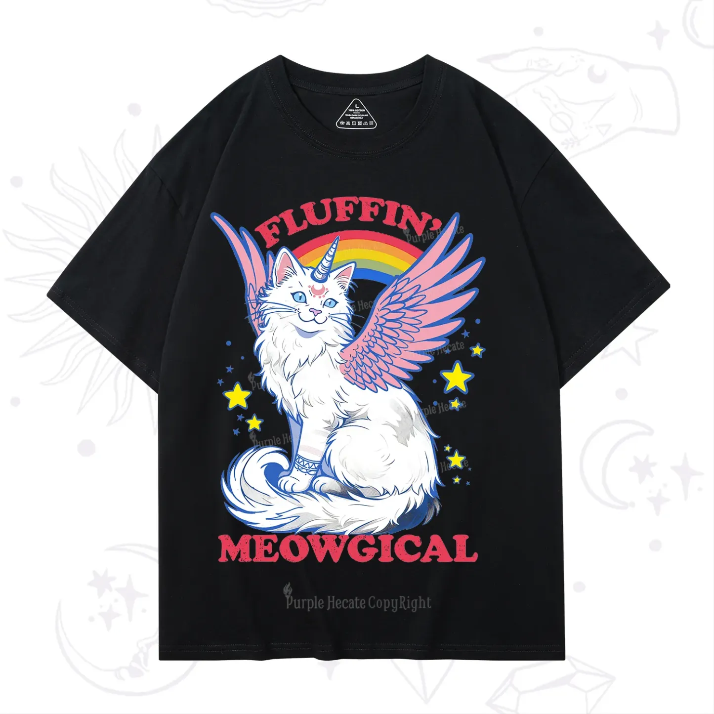 Purplehecate Fluffin Meowgical T-Shirt