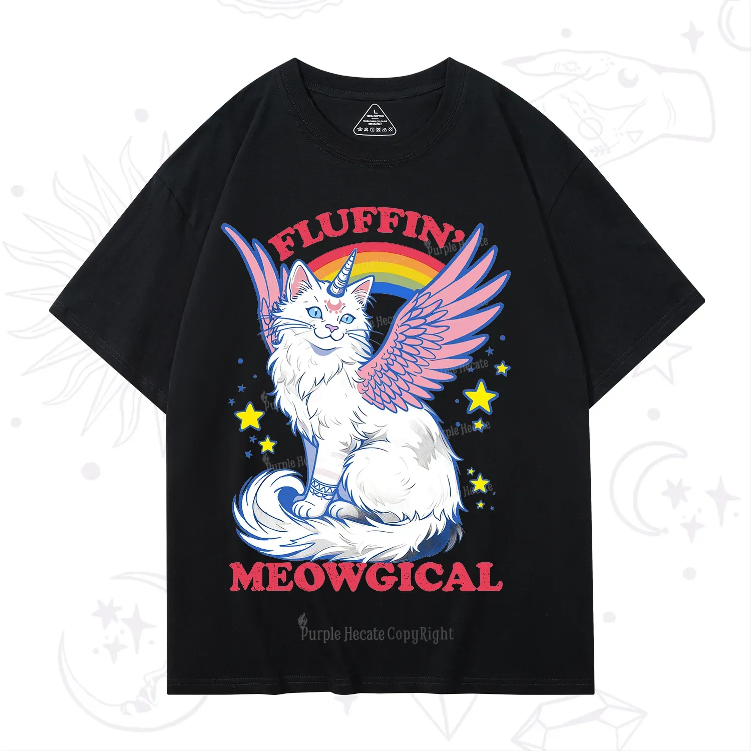 Purplehecate Fluffin Meowgical T-Shirt