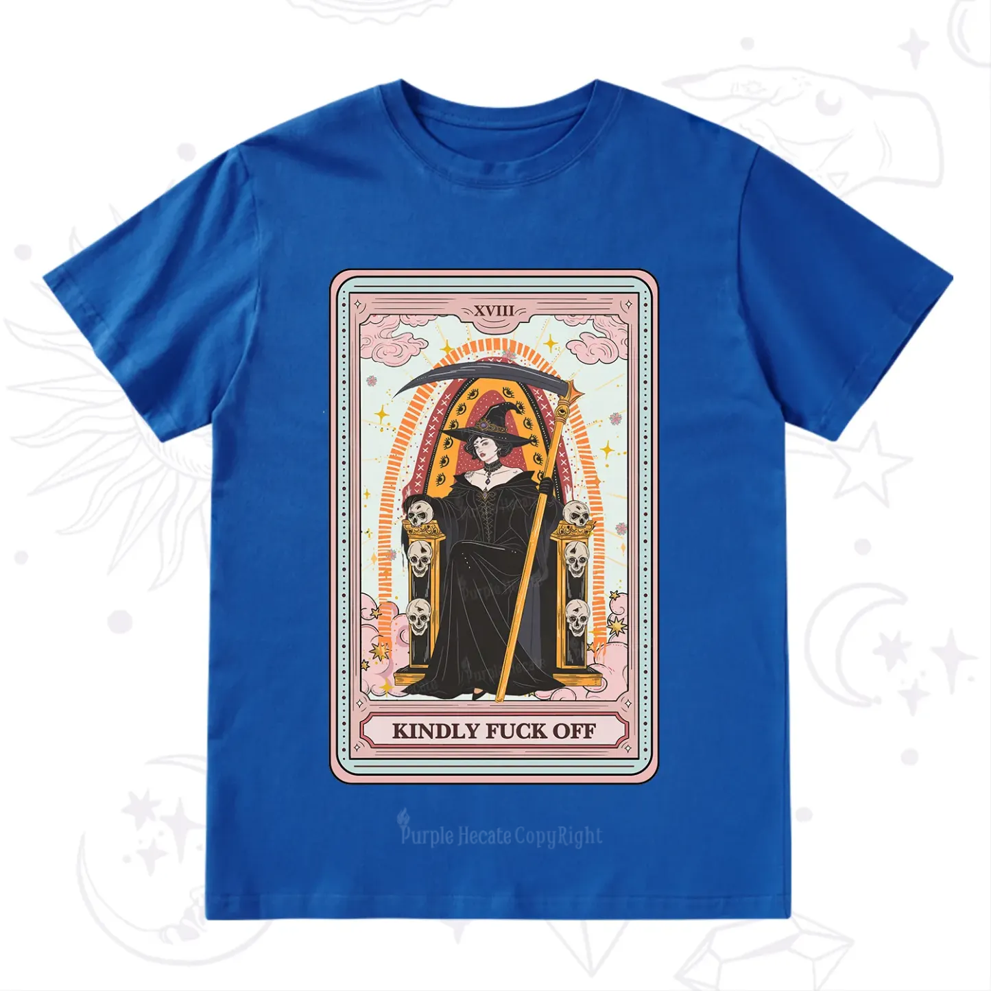 Purplehecate The Kindly Fuck Off Tarot T-Shirt