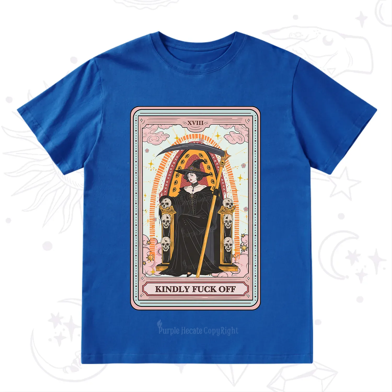 Purplehecate The Kindly Fuck Off Tarot T-Shirt