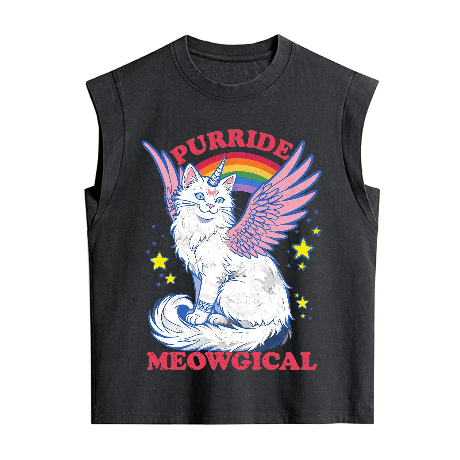 Purplehecate Purride Meowgical Vintage Washed Tank