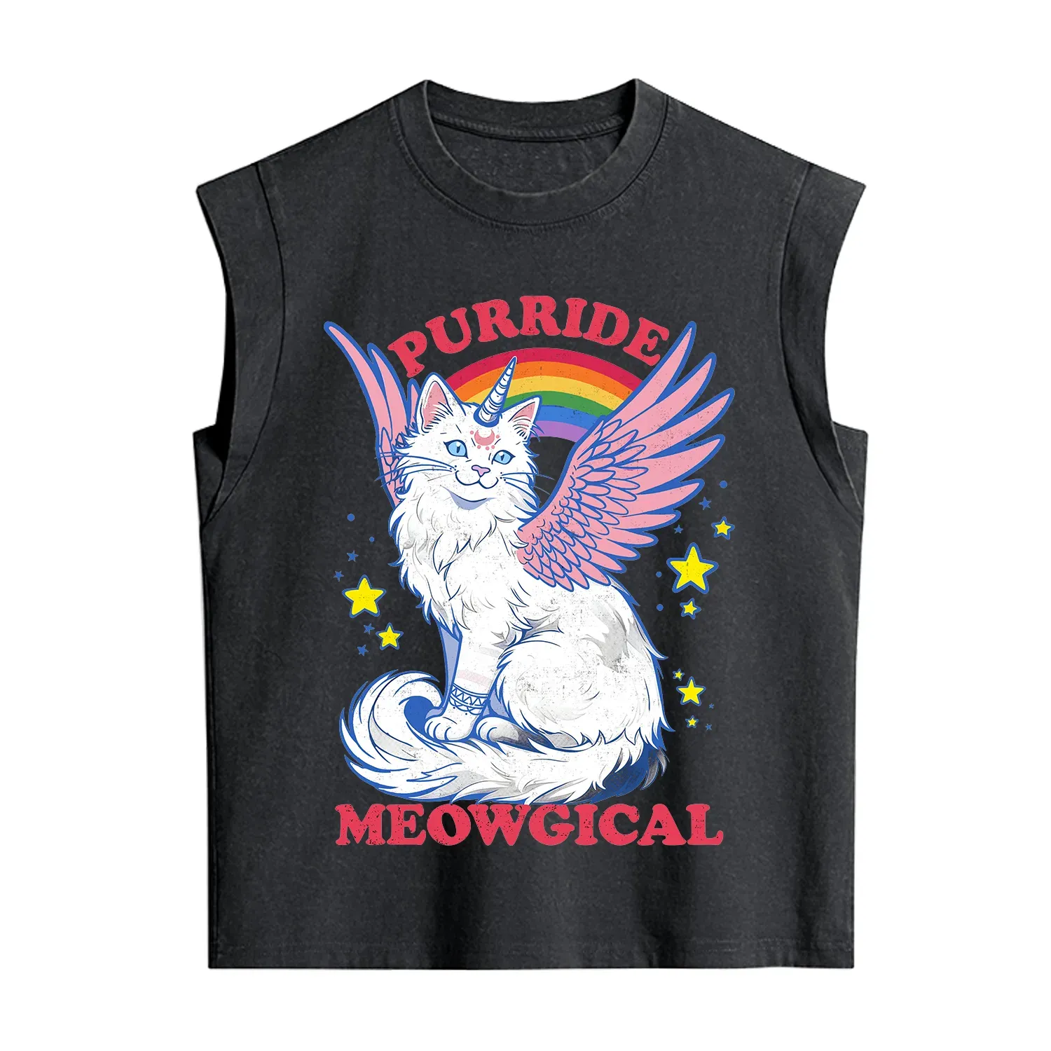 Purplehecate Purride Meowgical Vintage Washed Tank