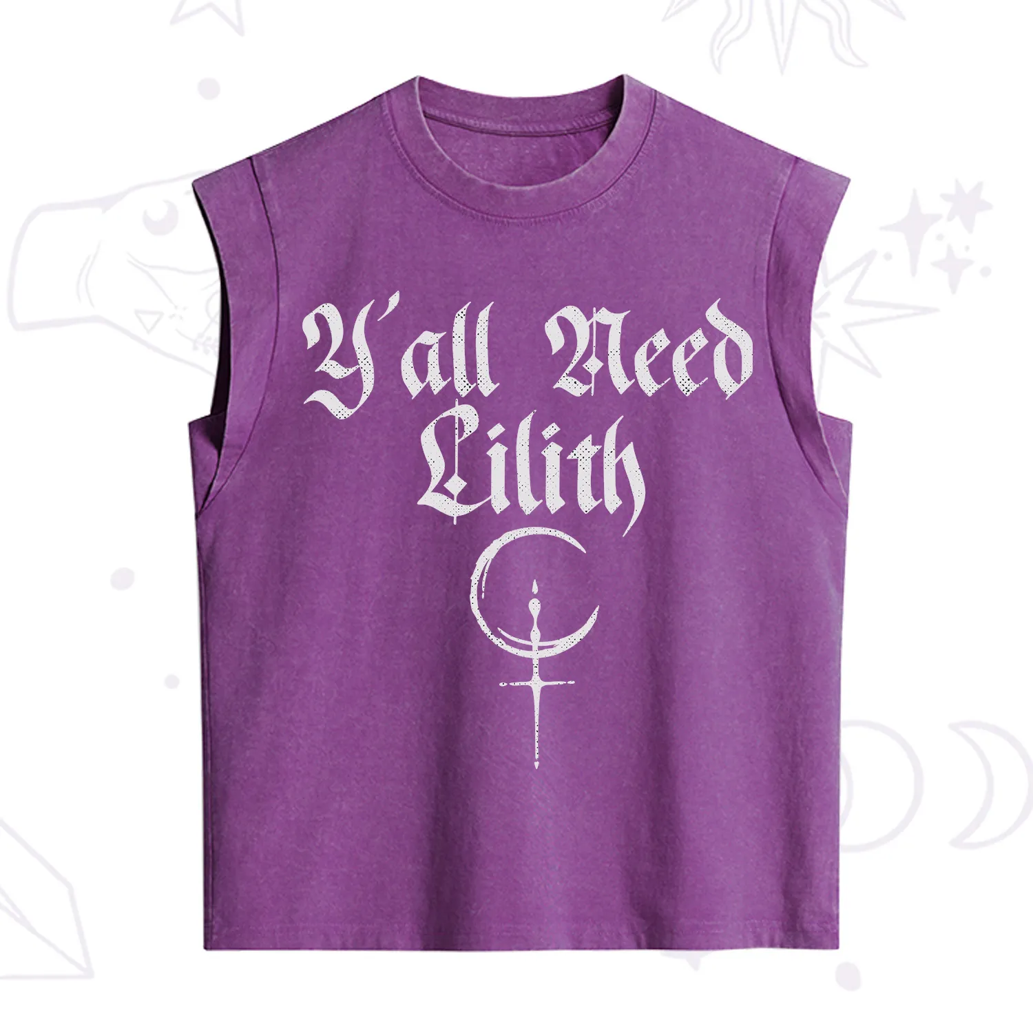 Purplehecate Y'all Need Lilith Vintage Washed Tank