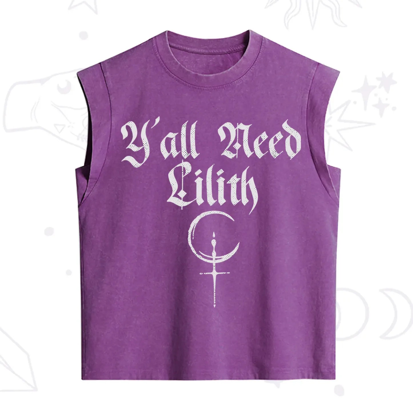 Purplehecate Y'all Need Lilith Vintage Washed Tank