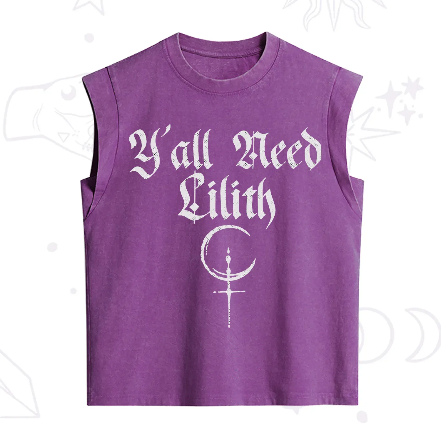 Purplehecate Y'all Need Lilith Vintage Washed Tank