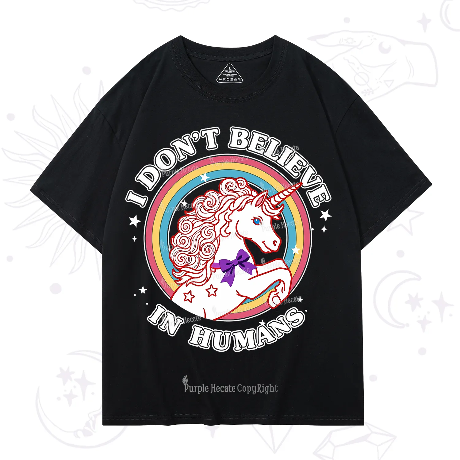 Purplehecate I Don't Believe In Humans T-Shirt