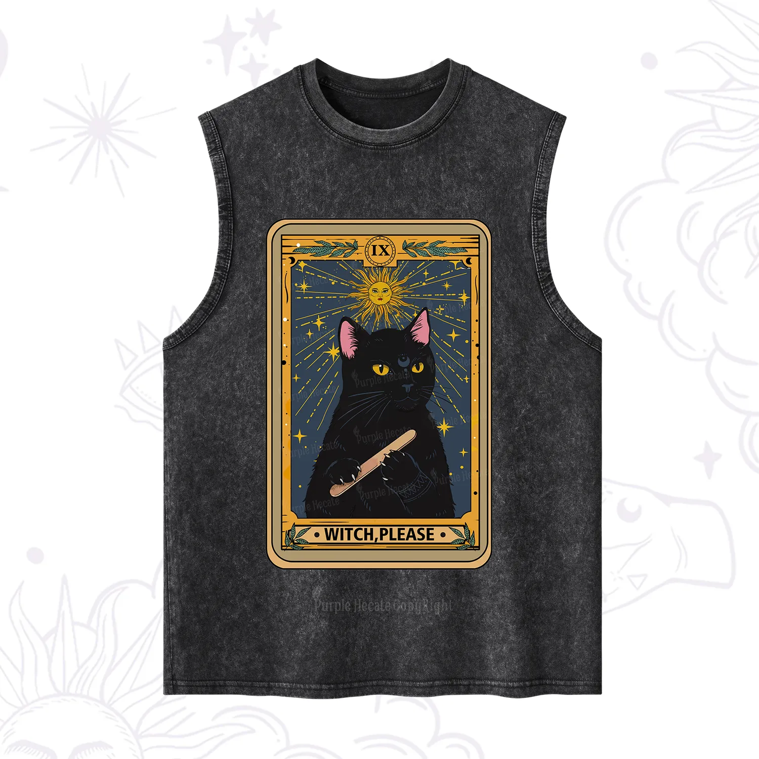 Purplehecate The Witch Please Tarot Washed Tank
