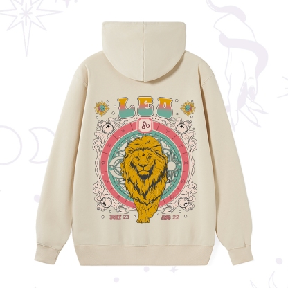 Purplehecate Leo Cosmic Zodiac Hoodie