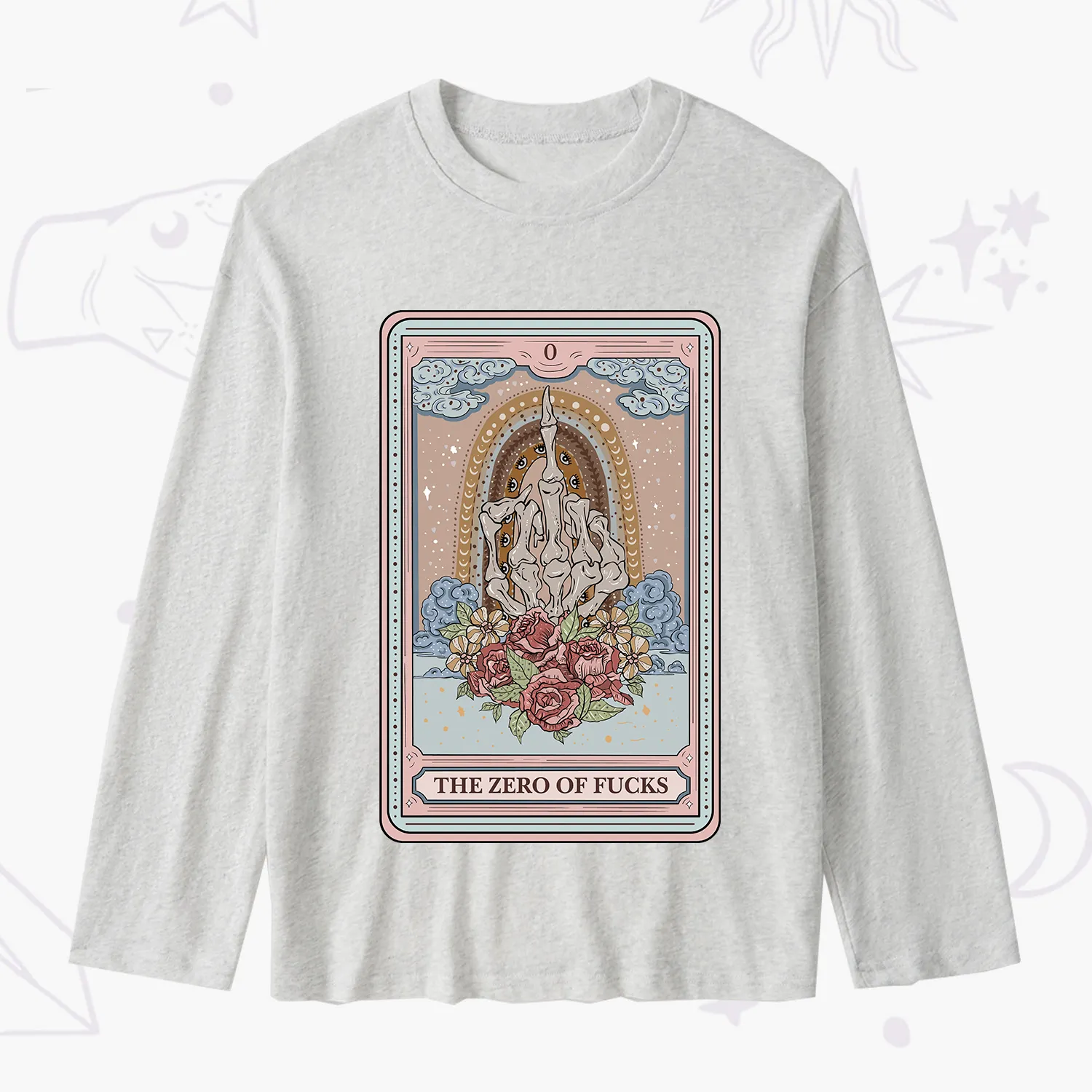 [Copy]Purplehecate Evil Eye Slub Long Sleeve T-Shirt