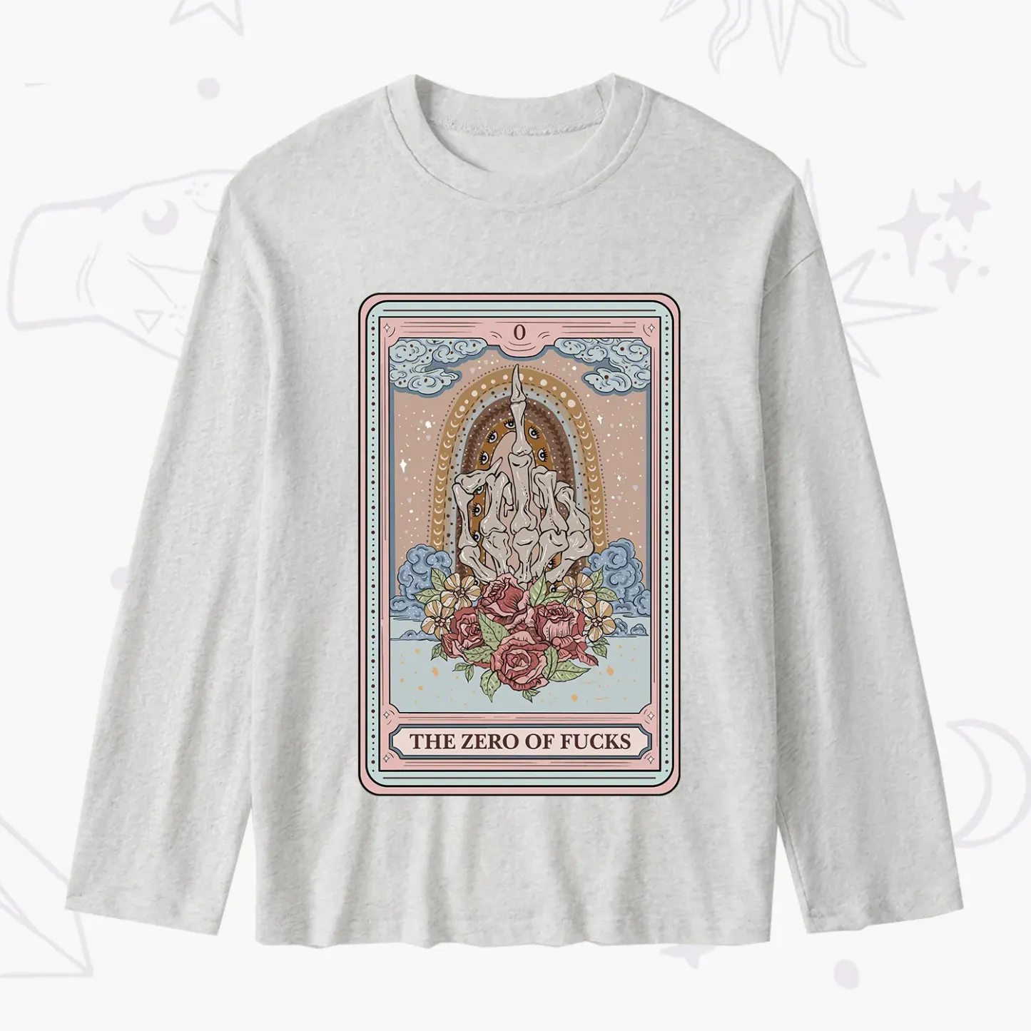 [Copy]Purplehecate Evil Eye Slub Long Sleeve T-Shirt
