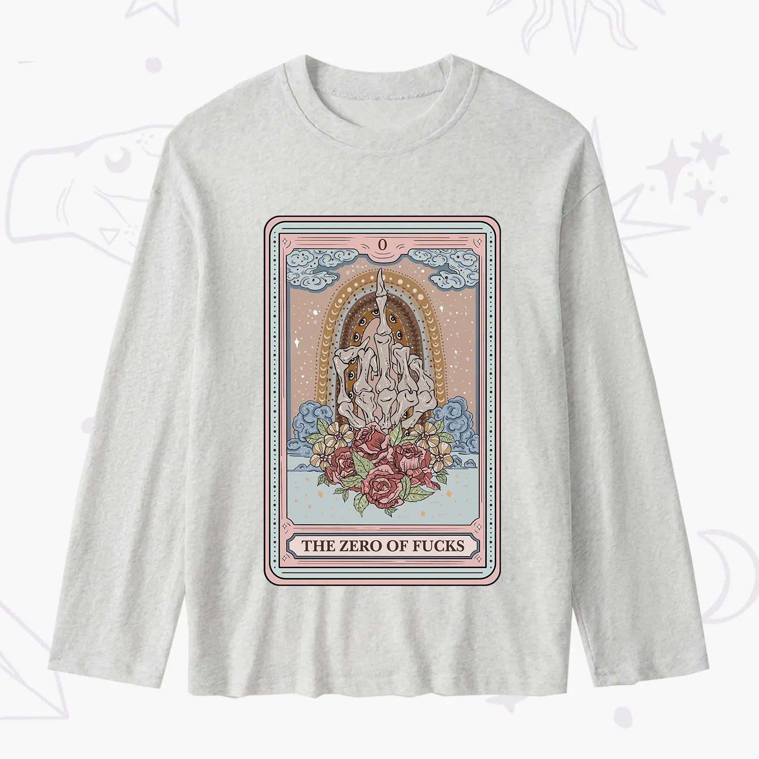 [Copy]Purplehecate Evil Eye Slub Long Sleeve T-Shirt
